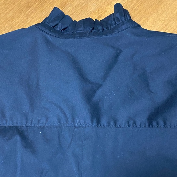 Chico's  Black Ruffle Blouse - Picture 8 of 8